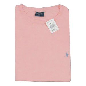 NEW Vintage Polo Ralph Lauren T Shirt!  Light Pink  Light Blue Polo Player